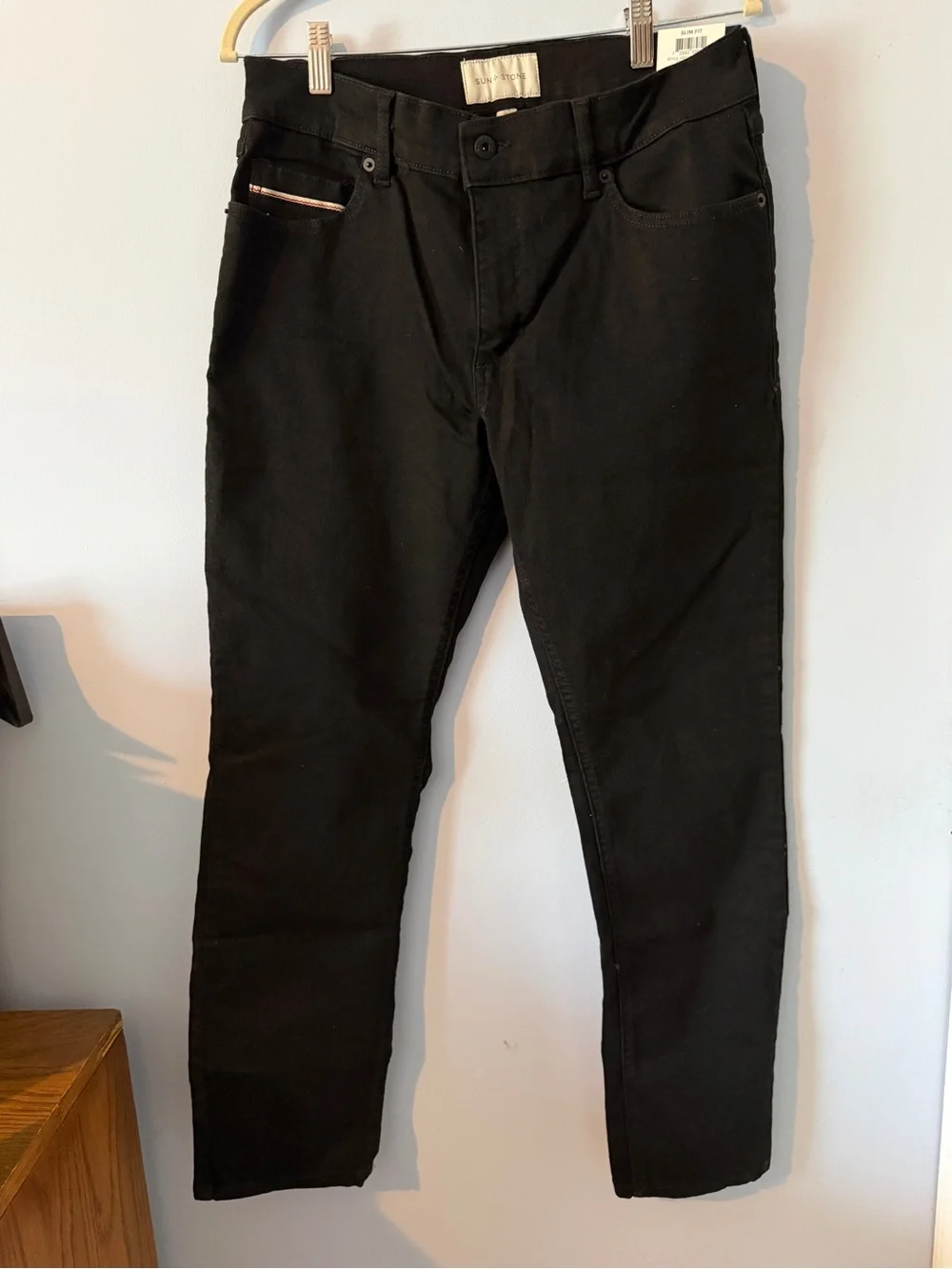 Sun + Stone Black Skinny Jeans